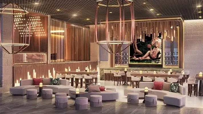 The Eden Lobby Bar Living Room