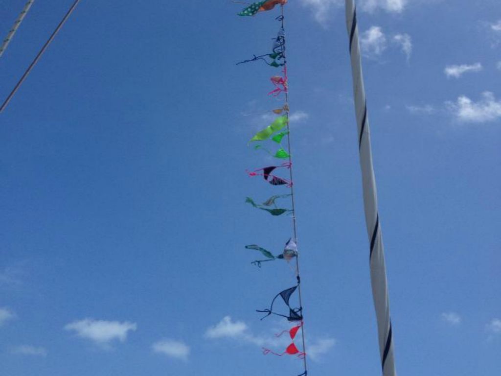 Cancun Boobs Cruise 2 Cancun Boobs Cruise Bikini Top Flag