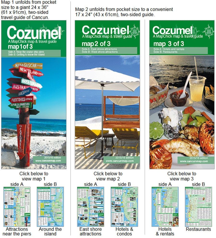 Cozumel Map 4 Cozumel Map
