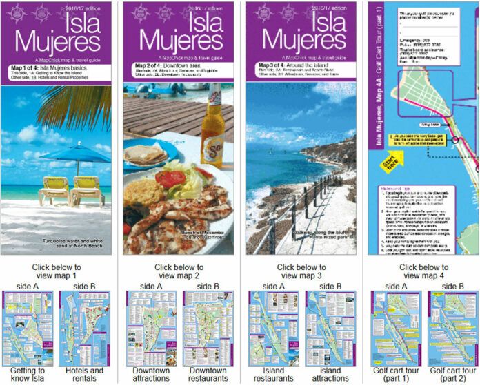 Isla Mujeres Map | Best Map for Isla Mujeres | Cancuncare