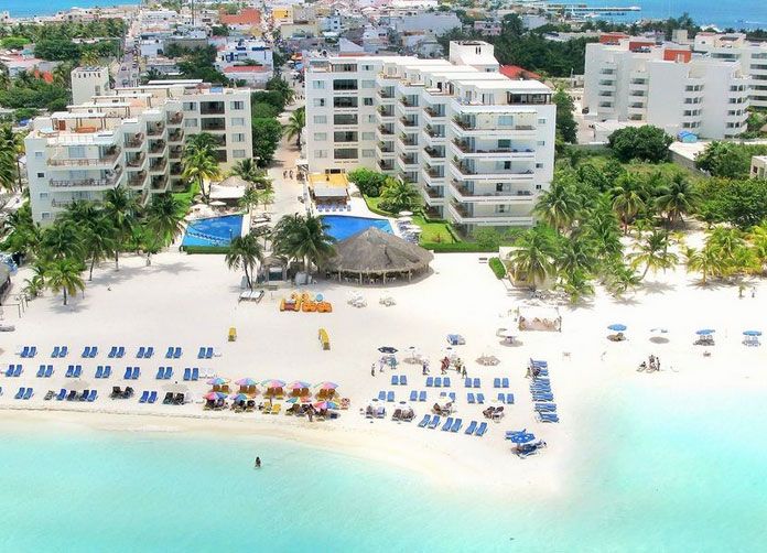 Ixchel Beach Isla Mujeres 2 Ixchel Beach Aerial View