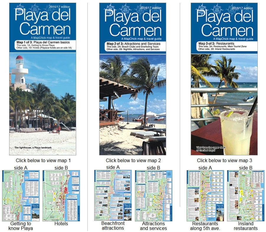 Playa Del Carmen Map 2 Playa del Carmen Map