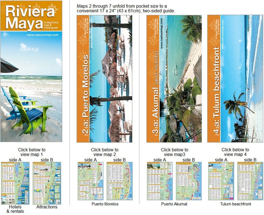 Riviera Maya Map 2 Riviera Maya Map