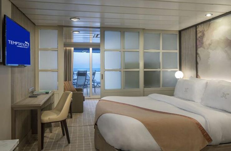 Temptation Caribbean Cruise 14 Family Veranda Bedroom Temptation Caribbean Cruise