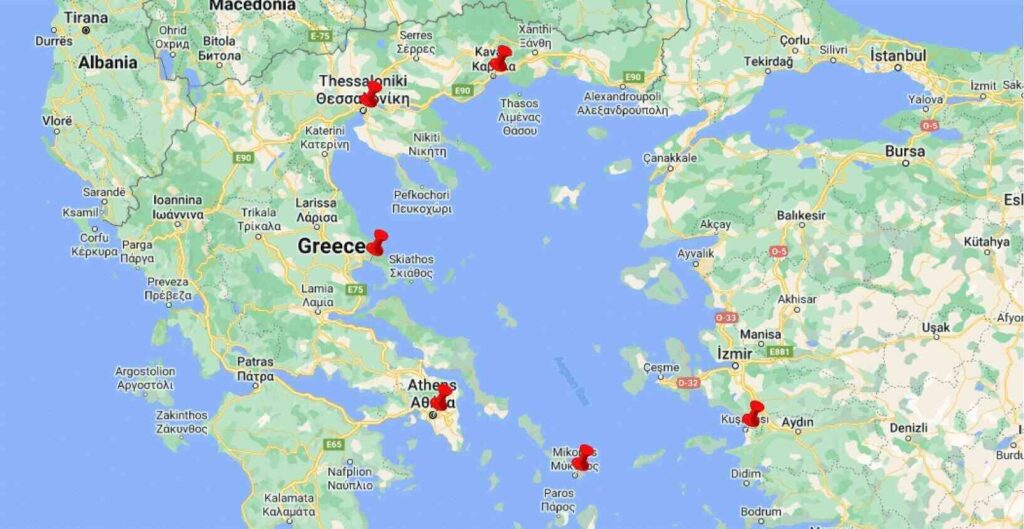 Desire Cruise 2023 - Greek Islands 3 Desire Cruise 2023 (Greek Islands) Itinerary Ports