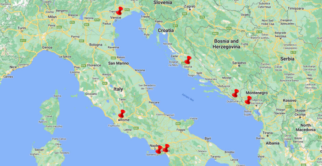 Desire Cruise 2023 | Venice Rome 3 Desire Cruise 2023 (Venice-Rome) Itinerary Ports