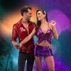Desire Riviera Maya Theme Nights Couple with Desire Resort Latin Night Theme Night Outfits