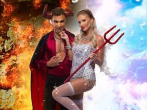 Desire Riviera Maya Pearl Theme Nights Angels and Devils