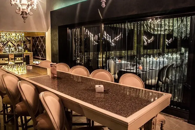 Dining room at Pearl restaurant at Desire Pearl Resort