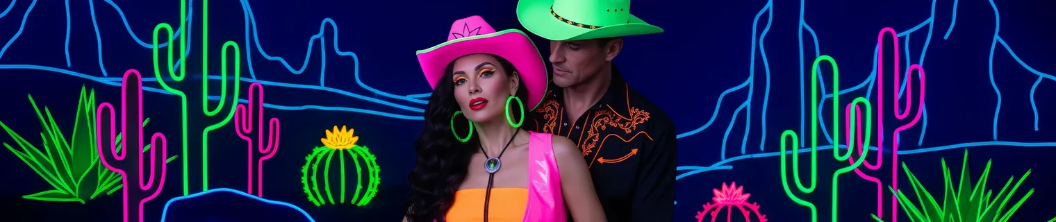 Desire Riviera Maya Country Neon theme-night promotional photograph