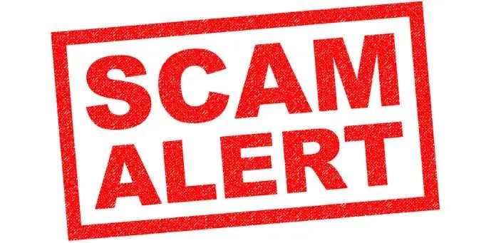 Red Scam Alert stamp